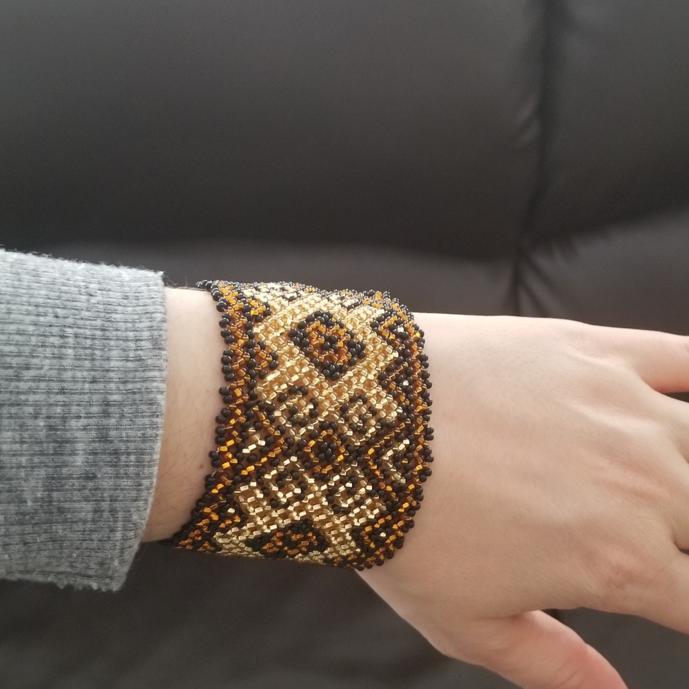 Handmade Fashion Glass Beaded Bracelet